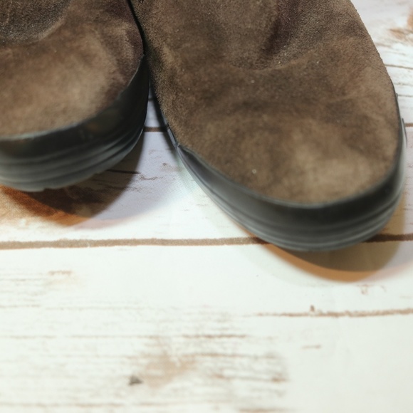 Coach Tatum Brown Suede Sig C Boots Sz 7.5 M - Picture 5 of 8